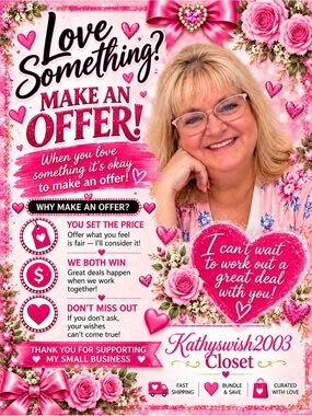 Always willingly to negotiate! Make me an offer? 😃